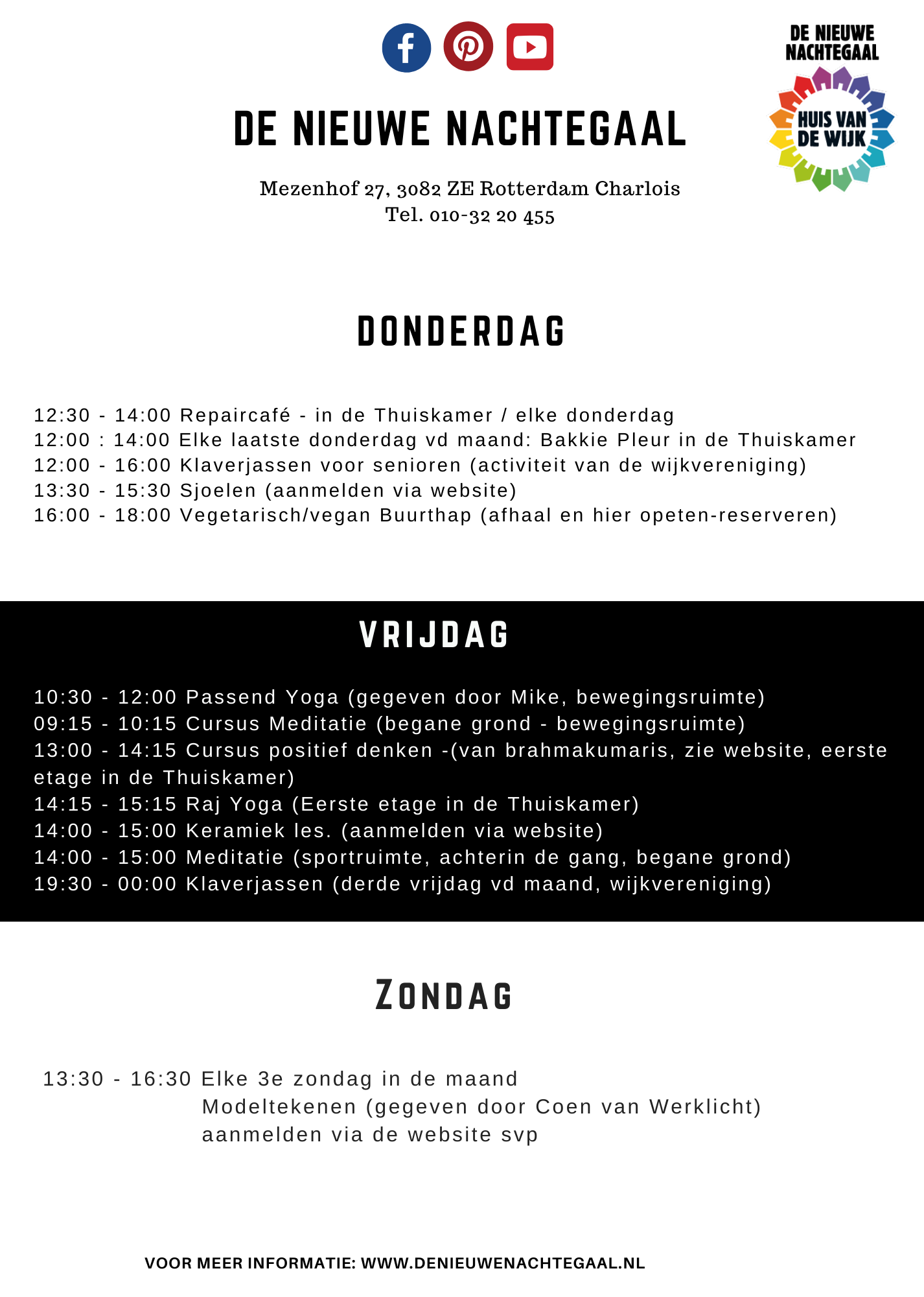 programma huis van de wijk Oud Charlois